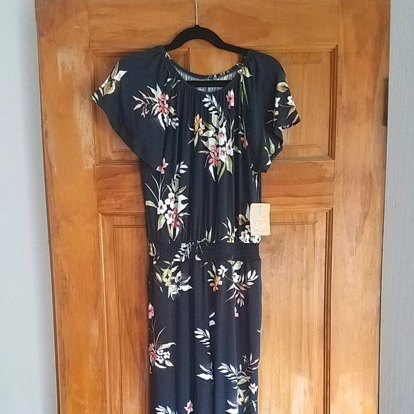 Girls Babette Smocked Waist Jumpsuit, Size 8 - 10 - Picture 1 of 7